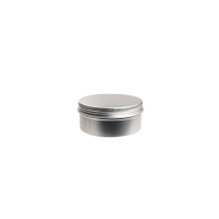 Runde Aluminium Schraubdeckeldose mit EPE liner (± 60 ml.)