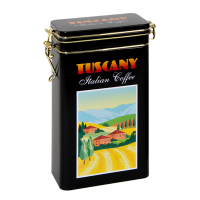 Tuscany rechteckige Kaffeedose 500g mit Bügelverschluss